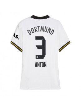 Borussia Dortmund Waldemar Anton #3 Ausweichtrikot für Frauen 2024-25 Kurzarm